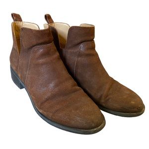 Franco Sarto Brown Booties Size 6.5